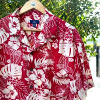 ราคา เสื้อฮาวายมือสอง Size 4XL (อก 52") แบรนด์ GEORGE - ผ้า Rayon เสื้อฮาวายหุ่นหมี (24840952844)