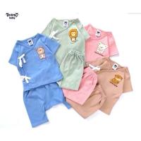 ราคา ชุดเด็กอ่อนผูกหน้า Mami baby(ชุดละ 129 บาท)เนื้อดีมากก กางเกงต่อเป้าสำหรับใส่แพมเพิส✨ (7655594676)