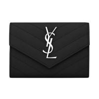 ราคา แซงต์โลร็องต์YSL wallet Yves Saint Laurent WOC walletกระเป๋าสตางค์แบบซอง/กระเป๋าใส่เหรียญ 414404 (26863530144)