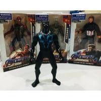 ราคา โมเดลหุ่นแบล็คพันเตอร์ Black Panther Model Avengers สูง 17 เซนติเมตร (3143045879)