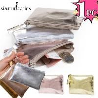 ราคา กระเป๋าสตางค์ หนัง PU มีซิป ขนาดเล็ก แบบพกพา อเนกประสงค์ สีเงิน 1 ชิ้น (25621522860)