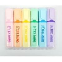 ราคา (KTS)ปากกาเน้นข้อความ สีพาสเทล TEX Liter Pastel 118 เลือกสีได้ (19955169976)