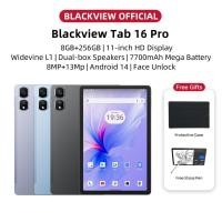 ราคา Blackview Tab 16 Pro Tablet Android 14 (11 / 8GB + 256GB)24GB RAM (8GB + การขยาย 16GB)+1TB, กล้องเซลฟี่ 8 MP, กล้องหลัง 13 MP + 2 MP (24525885003)