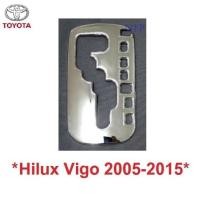 ราคา สีชุบโครเมี่ยม ครอบเกียร์ออโต้ TOYOTA HILUX VIGO FORTUNER CHAMP 2005-2014 ครอบเกียร์ โตโยต้า วีโก้ ฟอร์จูนเนอร์ เกียร์ (27675726177)