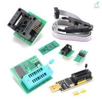 ราคา ชุดโปรแกรมเมอร์ USB พร้อม SOP8 คลิป EEPROM Burner BIOS Flasher SPI Flash Programmer Kit พร้อมอะแดปเตอร์ 1.8V และ 150mil SOP8 ซ็อกเก็ตสําหรับ 24/25 Series (29783787275)