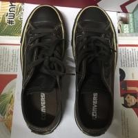 ราคา Converse All Star leather brown เบอร์6 ของแท้ (1753380582)