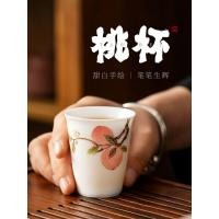 ราคา สีขาวหวานถ้วยมือวาดพีชถ้วยชาถ้วยดินถ้วยดินถ้วยดินเผาถ้วยรูปนาฬิกาอบอุ่นและสะอาดมาสเตอร์คัพถ้วยชา (26333834772)