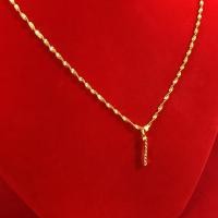 ราคา สร้อยคอลายดิสโก้เกลียว ห้อยจี้ฝังเพชรรัสเซีย เทียบเท่า 1 สลึง ความยาว 18 นิ้ว ทองไมครอน ทองหุ้ม ทองชุบ ฟรีถุงกำมะหยี่ (8870125045)