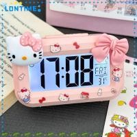 ราคา นาฬิกาปลุกการ์ตูน LONTIME พร้อมไฟกลางคืน นาฬิกาดิจิตอล LED ขนาดเล็ก, นาฬิกาปลุก Sanrio Hello Kitty มัลติฟังก์ชั่นนาฬิกาตั้งโต๊ะน่ารักหอพักนักเรียน (24394982148)