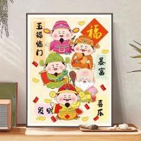 ราคา RW0621 ภาพ ฮก_ลก_ซิ่ว ปักครอสติชพิมพ์ลาย 11ct ปัก 3 เส้น (44204684526)