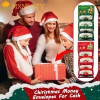 ราคา MXMUSTY กระเป๋าเงินคริสต์มาส, 6 ตําแหน่งการ์ด Lucky พับซองจดหมายการ์ด, น่ารัก HongBao Elk Snowman พู่ออกแบบตกแต่งคริสต์มาสคริสต์มาส (43674961704)