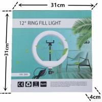 ราคา ไฟไลฟ์สด ไฟสตูดิโอ รุ่น HX-300 ชุดไฟไลฟ์สด สตูดิโอถ่ายภาพ ไฟกลมแต่งหน้า ไฟถ่ายรูป ชุดไฟสตูดิโอ ปรับได้3สี (22458493696)