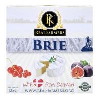 ราคา Real Farmers Danish Brie Cheese 125g - รียลฟาร์มเมอร์ เดนิชบรีชีส เนยแข็งชนิดเนมชีส ขนาด125 กรัม. (28925856734)