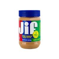 ราคา จิฟ เนยถั่วบดหยาบ 454 กรัม Jif Crunchy Peanut Butter 454 g (21031344444)