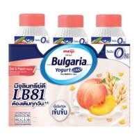 ราคา Meiji Maiji Bulgaria เมจิ บัลแกเรีย โยเกิร์ตพร้อมดื่ม ไขมันต่ำ รสพีช 150มล. x3 ขวด ( ส่งแช่เย็น ) โยเกิร์ต ของเย็น (23265498568)