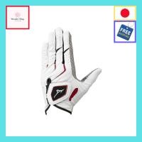ราคา MIZUNO Golf Gloves Double Grip Fingerless Short for Men, Left-Handed, White/Red, Size 25cm 5MJMS401.【Authentic Japan】 (43360313121)