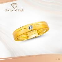 ราคา Gala Gems *แหวนเพชรชาย* ตัวเรือนทอง 10K Gold ประดับเพชรเบลเยี่ยมแท้ มีใบรับประกัน Classic Men's Diamond Ring รหัส R0193 (24457077486)