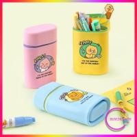 ราคา [Kakao Friends] SAY CHEESE กล่องดินสอซิลิโคนแบบยืน 3 แบบ (28379403893)