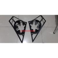 ราคา Honda Brio 2013 ครอบไฟท้าย garnish list Matte Black (27853393899)