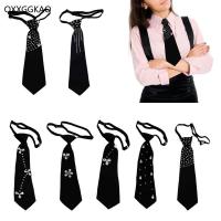 ราคา เสื้อเชิ้ตนักเรียนผูกไทด์ สีดำ ตกแต่งคริสตัล Swarovski เพอร์ฟекต์สำหรับนักเรียนทั้งชายและหญิง (25997014516)