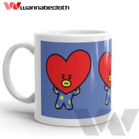 ราคา BTS แก้ว BTS แก้วพิมพ์แก้วที่กําหนดเองแก้วเดี่ยวแก้ว Fast แก้ว BTS BT21 ของที่ระลึก BTS Tata V (27793033305)