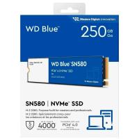 ราคา 250GB SSD (เอสเอสดี) WD BLUE SN580 - PCIe 4x4/NVMe M.2 2280 (WDS250G3B0E) (27750127762)