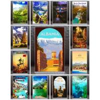 ราคา แม่เหล็กติดตู้เย็น กรอบ อะครีลิค แอลเบเนีย 2×3 นิ้ว Souvenir Acrylic Fridge Magnet Albania A1 2x3" (6392002025)