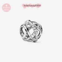 ราคา (ของแท้100%) Pandora Sparkling Lines Openwork Charm ชาร์มกาแล็กซี่ (27809082609)