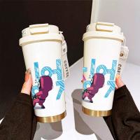 ราคา แก้วออกแบบเกมปลาหมึก 500 มล. สแตนเลส 316 ขวดน้ําดื่มแบบพกพาเรียบง่ายมีสไตล์และสุนทรียศาสตร์พร้อมถ้วยฟางLXSP0302 (43172872879)