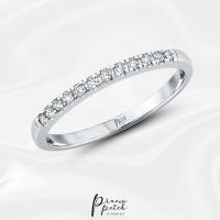 ราคา แหวนแถว เพชรครึ่งวง เพชรรวม 0.12 กะรัต (29717549854)