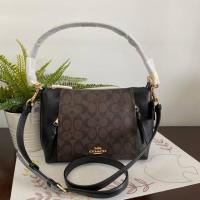 ราคา COACH SMALL MARLON SHOULDER BAG IN SIGNATURE CANVAS #1600 (4562898246)