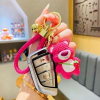 ราคา GANTUNGAN พวงกุญแจหมีสตรอเบอร์รี่ carabiner พวงกุญแจ พวงกุญแจรถ พวงกุญแจรถจักรยานยนต์ (43921532687)