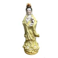 ราคา เจ้าแม่กวนอิม งานกังไส ปางประทานบุตร สีเหลือง (กว้าง4นิ้ว สูง13นิ้ว)งานนำเข้าจากประเทศจีน ผ่านพิธีปลุกเสกจากวัดมังกร งดง (16122972635)