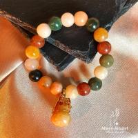 ราคา กำไลหยกพม่า 5 สี + จี้น้ำเต้าดูดทรัพย์ เสริมดวงโชคลาภ หยกพม่าแท้ 100% (น้ำเต้าสีน้ำผึ้ง) (11430176523)