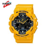 ราคา 2026 G-Shock GA-100 นาฬิกาสปอร์ต Bumblebee Yellow Series GA100 Analog-Digital พร้อมสายสีเหลืองกันน้ํา V846 (44800130070)