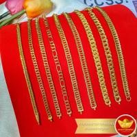 ราคา KNR สร้อยมือทอง 2 สลึง สร้อยมือ2สลึง สร้อยมือผู้ชาย สร้อยมือทองผู้ชาย ทองแท้ 96.5% (799915752)