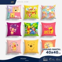 ราคา ปลอกหมอนอิงโซฟาพิมพ์ลายซีรีส์หมีพูห์และผองเพื่อน 40x40 ซม (26393036937)