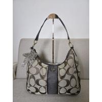 ราคา Coach แท้ ทรงพอชขึ้นไหล่สีน้ำตาล (43102217972)