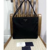 ราคา Prada nylon tote bag ของแท้ พราด้า ปราด้า แบรนด์เนมมือสอง กระเป๋า กระเป๋าผ้า (21817694293)