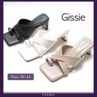 ราคา ( In stock ) รองเท้าผู้หญิงส้นสูง ใส่ทำงาน สไตล์เกาหลี Size 36-41 รุ่น Gissie(VTD-036) (12247000101)