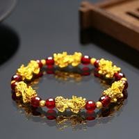 ราคา เวียดนามทรายทอง ปี่เซียะ สร้อยข้อมือ ออบซิเดียน สร้อยข้อมือผู้ชายผู้หญิงคู่ 3ง ฮาร์ดทอง 999 ไม่ซีดจางโรงงานขายตรง (42968697751)