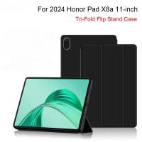 ราคา สําหรับ Huawei Honor Pad X8A 2024 11 นิ้วแท็บเล็ตฝาครอบป้องกันสําหรับ Honor Pad X8A Flip Stand PU ป้องกันสําหรับ Redmi Pad SE 11in หนังแท็บเล็ตป้องกันกรณี (25236354628)