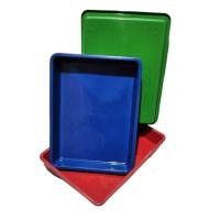 ราคา 1 โหล 12 ชิ้น ถาดสี่เหลี่ยมพลาสติก ถาดเสริฟพลาสติก ถาดสี่เหลี่ยม (40223106818)