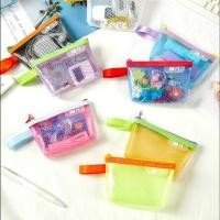 ราคา rootote(R2464) กระเป๋าสตางค์ใสเหรียญPVC ใส่หูฟังได้ (44261704934)