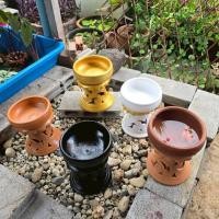 ราคา ได้ 2 ชิ้น อ่างดินเผา ขนาด 8 นิ้ว พร้อมขาตั้ง 16-18 cm เลี้ยงปลา วางน้ำพุ พญานาค ตกแต่งสวน บ้าน (42824642793)