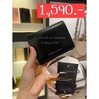 ราคา Snap Button Mini Short Wallet - Blackของแท้100%(ช็อปไทย พร้อมส่ง)อปก.ครบพร้อมถุงแบรนด์ (21610795567)