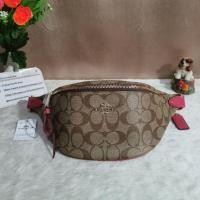 ราคา COACH 48740 BELT BAG IN SIGNATURE CANVASCOLOR: IM/KHAKI POPPY (6671660822)