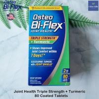 ราคา Osteo Bi-Flex - Joint Health Triple Strength + Turmeric 80 Coated Tablets สำหรับกระดูก ข้อต่อ (11988507682)