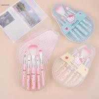 ราคา NLY 5 ชิ้น Sanrio ชุดแปรงแต่งหน้า Hello Kitty อะนิเมะเครื่องประดับ Blush Eyebrow Lip อายแชโดว์ชุดแปรงความงามแต่งหน้าเครื่องมือสาวของขวัญ N (29091304214)