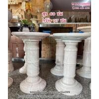 ราคา เสาโชว์หินอ่อนสูง60ซม (ส่งฟรีทั่วไทย) หินอ่อนแท้100% ราคาโรงงาน สินค้าผลิตสดใหม่ทุกออเดอร์ (15462662100)